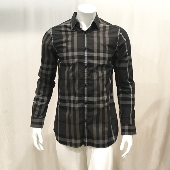 burberry nova check mens shirt